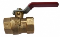 Кран шаровый муфтовый латунный КШ-20 (вода) ВхВ(р)