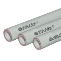 Труба арм.стекловолокном SDR 7.4 PN20 ф40х5,5 мм (40) (Valfex), 4м СЕРАЯ