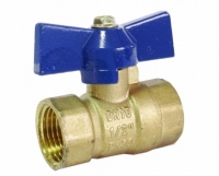 Кран шаровый латунный полнопроходной RM 3/4 в/в бабочка