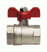 Кран шаровый полнопроходной 3/4 в/в бабочка 