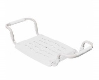 Сиденье в ванну раздвижное пластик-белое
