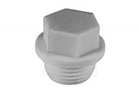 Заглушка резьбовая  20х1/2 (1000/250) (Valfex) СЕРАЯ