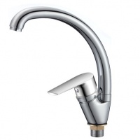 Смеситель MIA для кухни с поворотным высоким изливом настольный