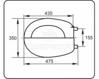 Сиденье СУ 64.06.80 микролифт