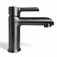 Смеситель для умывальника настольный GENT оружейная сталь 11006GM