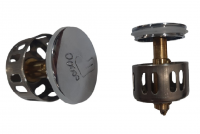 Механизм клик-клак с сеткой-фильтром для выпуска сифона умывальника