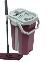 Ведро с отжимом со шваброй 8 л (фиолетовое) ЛИКВИДАЦИЯ