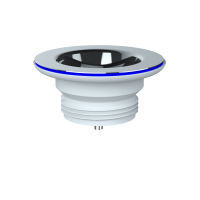 Выпуск прикручивающийся 1 1/4 (д32) винт 6х85 нержавеющая чашка уплотнит кольцо