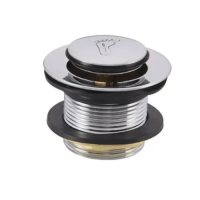 Выпуск с системой клик-клак для сифона ванны и душевого поддона