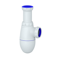 Сифон для мойки без выпуска 1 1/2 (ду 40) , переходник 40х32, без отвода в канализацию