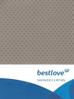 Штора для ванной комнаты из 100% полиэстера (80г/м2) 180*180 см с 12 кольцами