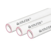 Труба арм.стекловолокном SDR 7.4 PN20  ф20х2.8 мм (70) ШТАНГА 2 МЕТРА (Valfex) БЕЛАЯ