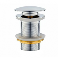 Выпуск с системой клик-клак для сифона умывальника без перелива