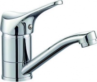 Смеситель для умывальника Falcon из латуни с низким повор. изливом, картр. D40 и подводкой 60 см