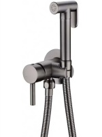 Смеситель PURE встроенный в стену для биде цвет оружейная сталь (PURE 0421 GM)