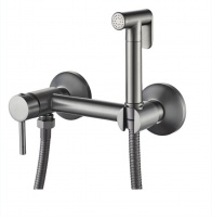 Смеситель PURE настенный для биде оружейная сталь (PURE 0122 GM)