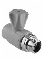 Кран шаровой для радиатора прямой 20х1/2