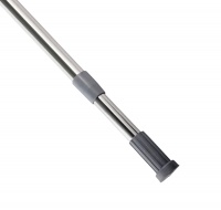 Карниз телескопический душевой для в/к 110-200 см; нерж.сталь тр.19/22мм, цвет металл