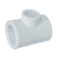 Тройник редукционный  32/25/32 (100/20) (Valfex) БЕЛЫЙ