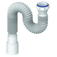 Гибкое соединение L800мм д.40 д.40/50  с гайкой 1 1/2