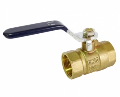 Кран шаровый латунный полнопроходной RM 1/2 в/в рычаг