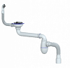 Сифон д/мойки со смещением прик. вып.3 1/2