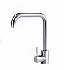 Смеситель STONE для кухни из нерж. стали с поворотным высоким изливом