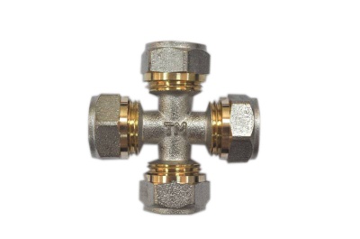 Крестовина 16*16*16*16 с проточкой ЛИКВИДАЦИЯ